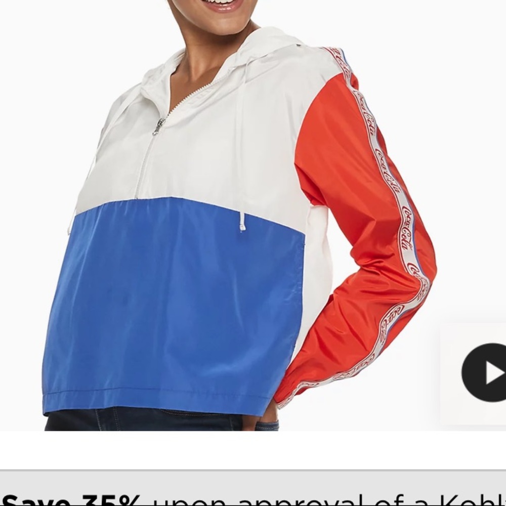 Coca cola windbreaker